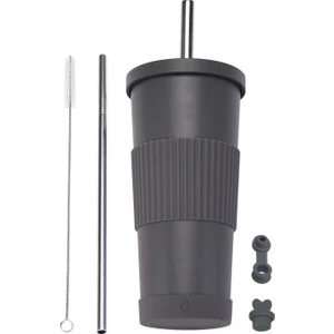 Paslanmaz Çelik Inci Süt Çay Bardağı/pipet Yalıtım Bardağı, DL068 (Yurt Dışından)