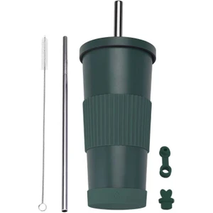Paslanmaz Çelik Inci Süt Çay Bardağı/pipet Yalıtım Bardağı, DL068 (Yurt Dışından)
