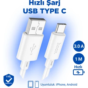 X88 Gratified  Hızlı Şarj Kablosu - USB To Type-C  - Premium Product