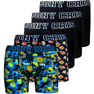 Jony Cris Pamuklu Erkek Boxer 5’li Set Erkek Baksır Kilot Don