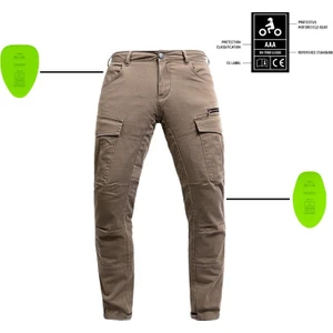 Unisex Bej Jeans Motosiklet Pantolonu John Doe Kevlar JDC5004
