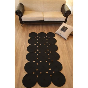 Siyah Jüt Halı Kilim