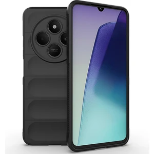 Xiaomi Redmi 14C 4g Uyumlu Kılıf Etnik Optimum Mat Kamera Korumalı Silikon Siyah