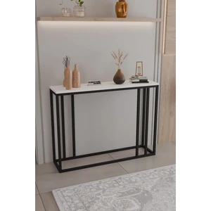 Metal Ayaklı Dresuar Dekoratif Raflı Dresuar Konsol Metal Dresuar 100  cm