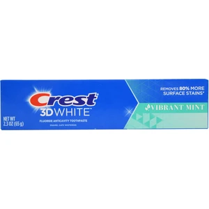 3D White Vibrant Mint Fluoride Anticavity Toothpaste Crest Naneli Diş Macunu 2.3 Oz 65 gr