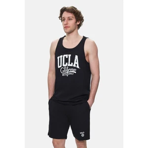 Pebble Siyah Sıfır Kol Oversize Baskılı Oversize Erkek Tshirt