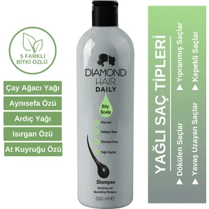 Hair Daily - Aşırı Yağlı, Kepekli, Dökülen, Geç Uzayan ve Yıpranmış Saçlar İçin Arındırıcı Şampuan