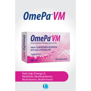 OmePa VM 30 Yumuşak Kapsül Multivitamin Balık Yağı Omega 3