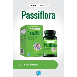 Passiflora 30 Bitkisel Kapsül Pasiflora 600 mg