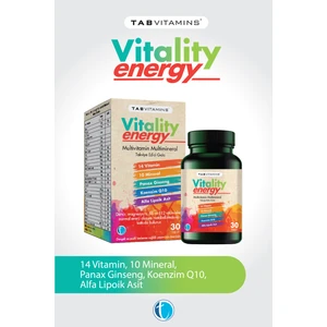 Vitality Energy 30 Tablet Multivitamin Multimineral