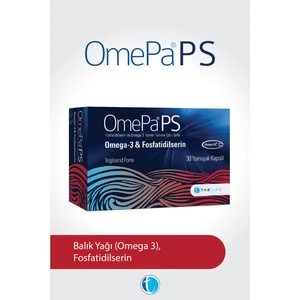 OmePa PS 30 Yumuşak Kapsül Fosfatidilserin Omega 3 Balık Yağı