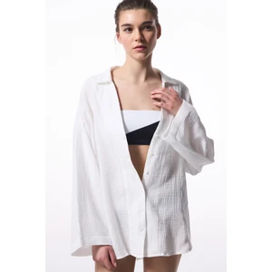 Beyaz Luka Müslin Gömlek