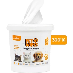 Gobypet Wipes Evcil Hayvan Temizlik Havlusu 300 Ad