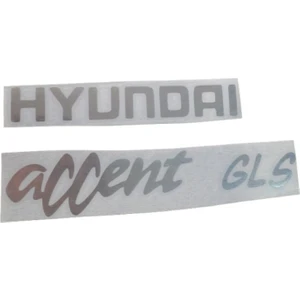 Hyundai Accent Gls Yazı Sticker Takımı
