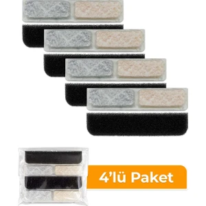 Gobypet Sensörlü Otomatik Kedi Su Sebili Ile Uyumlu Yedek Filtre 4'lü Paket
