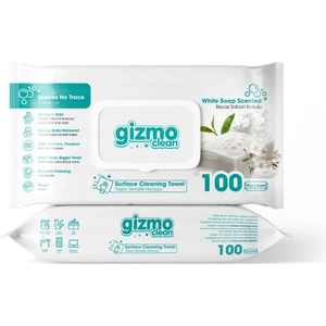 Gizmo Clean Yüzey Temizlik Havlusu Beyaz Sabun Kokulu 100'lü