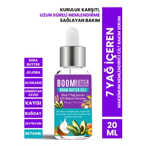 BOOM BUTTER 7 Yağ içeren Maksimum Nemlendirici Cilt Bakım Serum 20 Ml