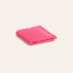 Solıd Waffle Pamuk Modal Pamuklu El Havlusu 30X50 cm Fuşya