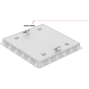 70X70 Rögar Kutusu Çerçevesi+Kapak Luxwares