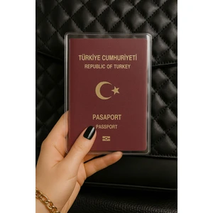 Sağlıkçı Shopping 1 Adet Universal Pasaport Kılıfı Şeffaf Su Geçirmeyen Pvc Pasaport Cüzdanı Koruma Kabı 