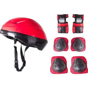 Çocuk Kask Dizlik Dirseklik Koruyucu Set 7 Parça