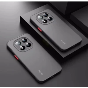 M.TK Moveteck Xiaomi Redmi Note 14 Pro 5g Kılıf Mat Parmak Izi Yapmaz Kamera Korumalı Renkli Tuşlu Buzlu Silikon Kapak
