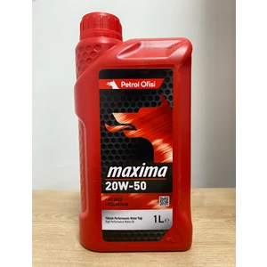 Petrol Ofisi 20W-50 1litre Motor Yağı (2024 Üretim)