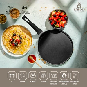 Mocca Titanyum Kaplama Krep Tava 30 cm