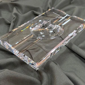 Passatore Kristal Cam Puro Küllüğü Düz Eşkenar 2'li