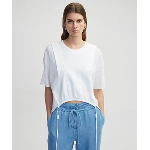 Drapeli Kumaş Mix Tişört IS1250070113002