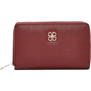 Kadın Bordo Baskılı Cüzdan 000A2D562618