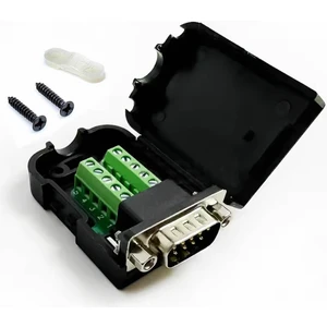 Kutulu Db9 To Dip Adaptör Erkek Terminal Soket  9 Pin D-Sub Seri Port  RS232 RS485 Haberleşme Uart Dc 3V 5V Bilgisayar Modem Uydu Alıcı Gsm Firmware Güncelleme