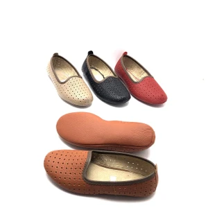 Hakiki Deri Hava Alabilir Delikli Hac Umre Tavaf Patiği ve Ev Ayakkabısı