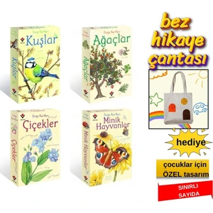 Tübitak Popüler Bilim Doğa Kartları Seti (4 Kutu) – Ağaçlar, Kuşlar, Çiçekler, Minik Hayvanlar | Eğitici Doğa Kartları