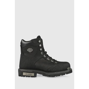 Harley Davidson Clemente Erkek Siyah Nubuk Bot
