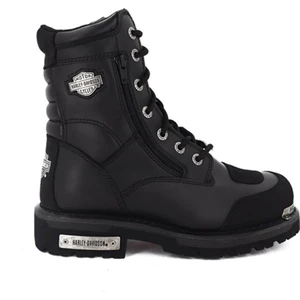 Harley Davidson Riddick Erkek Siyah Deri Bot