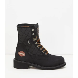 Harley Davidson New Worker Erkek Siyah Deri Bot
