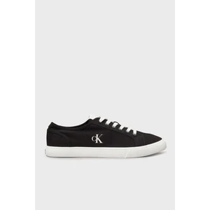 Calvin Klein Logolu Pamuk Karışımlı Sneaker Ayakkabı YM0YM012090GM Erkek Ayakkabı YM0YM01209 0gm