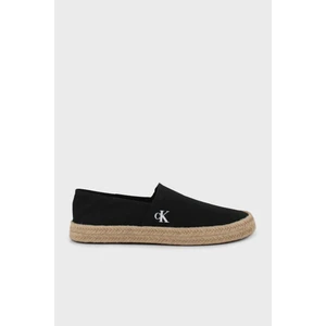 Calvin Klein Logolu Pamuk Karışımlı Hasır Detaylı Espadril YM0YM01251BEH Erkek Espadril YM0YM01251 Beh