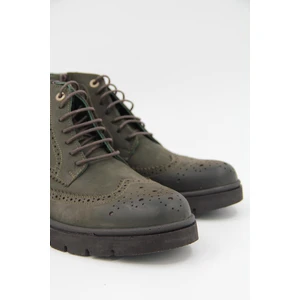 211712 Erkek Klasik Bot - Haki
