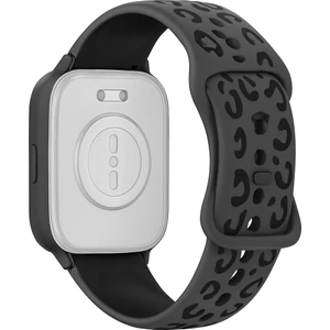 MMP Shop Xiaomi Watch S1-S1 Active/s2/s3/mi Watch Uyumlu 22MM Leopar Desenli Silikon Kordon
