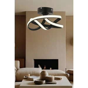 Vino Riserva Model Siyah Renk Metal Salon Mutfak Oturma Yatak Odası Modern LED Plafonyer Avize