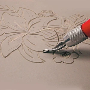 ( 3 Adet ) Linol Tabaka Levha 2,5 mm A4 Boyutunda Linol Muşamba Gri