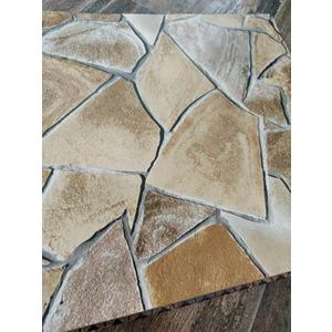 Natural 60-2 ( 53  cm  x 10 Mt) Kayrak Taş Desenli Duvar Kağıdı 5 M²
