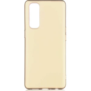 Vardar Aksesuar Oppo Reno 4 Pro Kılıf Premier Silikon Kapak-Gold