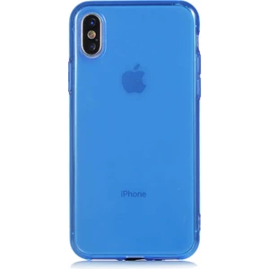 Vardar Aksesuar Apple iPhone Xs 5.8 Uyumlu Mun Silikon-Lacivert