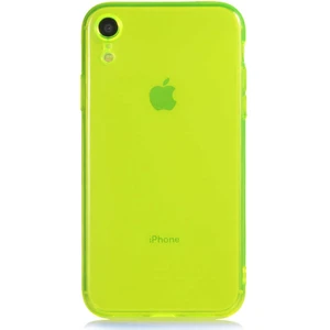 Vardar Aksesuar Apple iPhone Xr 6.1 Uyumlu Mun Silikon-Sarı