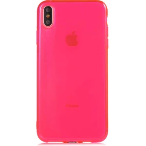 Vardar Aksesuar Apple iPhone Xs Max 6.5 Uyumlu Mun Silikon-Pembe