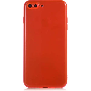 Vardar Aksesuar Apple iPhone 8 Plus Uyumlu Mun Silikon-Pembe