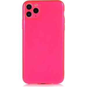 Vardar Aksesuar Apple iPhone 11 Pro Max Uyumlu Mun Silikon-Pembe